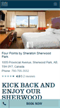 Mobile Screenshot of fourpointssherwoodpark.com